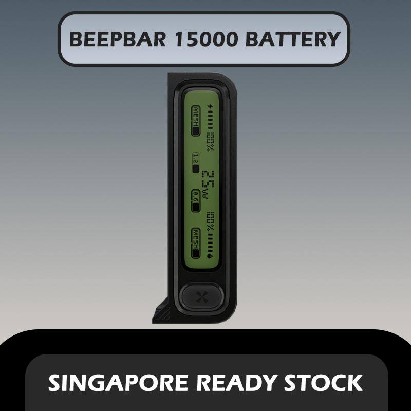 BEEPBAR 15000 DISPOSABLE BATTERY DEVICE in SINGAPORE at VAPE IN SG