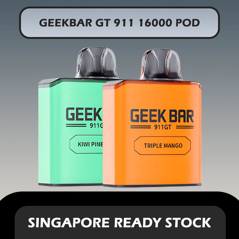 GEEKBAR GT 911 16000 DISPOSABLE - CARTRIDGE POD | VAPE IN SG VAPEINSG GEEKBAR GT 911 16000 DISPOSABLE - CARTRIDGE POD | VAPE IN SG VAPEINSG