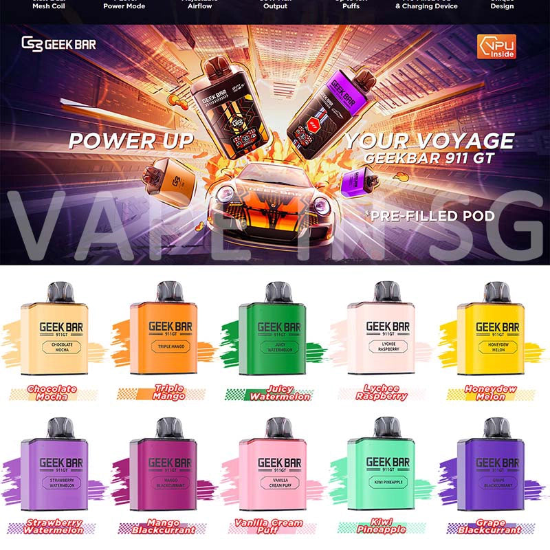 GEEKBAR-GT-911-16000-DISPOSABLE-CARTRIDGE-POD-SINGAPORE-VAPEINSG