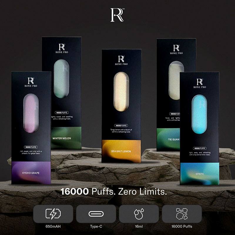R-ONE PRO 16000 DISPOSABLE FLAVOUR in SINGAPORE at VAPE IN SG