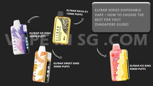 ELFBAR Series Disposable Vape – How to Choose the Best for You? (Singapore Guide)