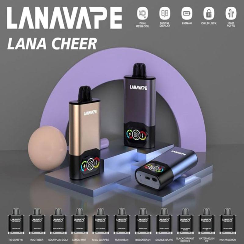 10pcs LANA CHEER 15000 DISPOSABLE POD BUNDLE in SINGAPORE at VAPEINSG