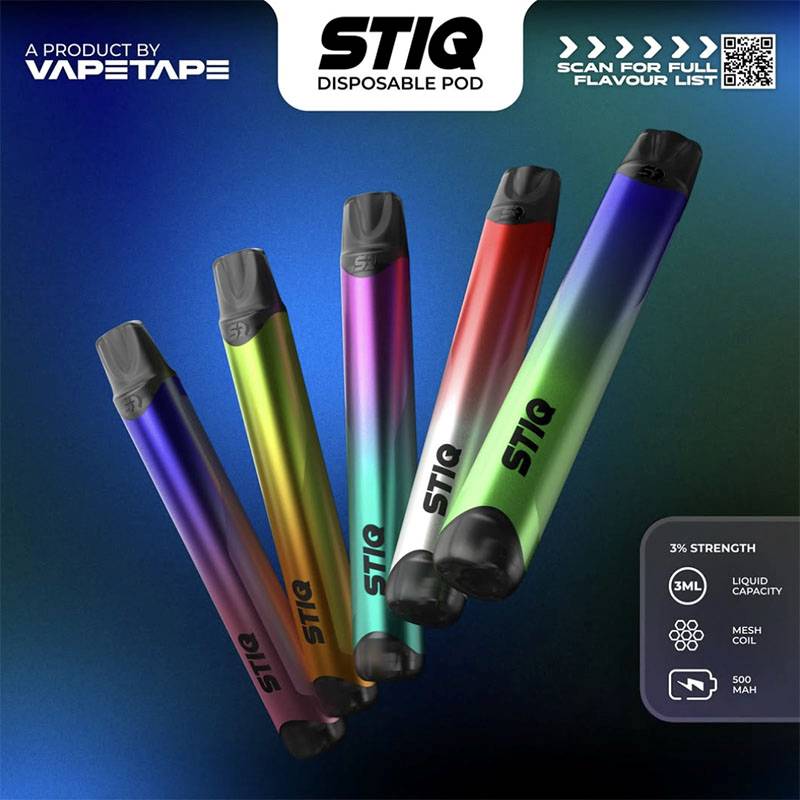 10pcs VAPETAPE STIQ 3000 DISPOSABLE BUNDLE in SINGAPORE at VAPEINSG