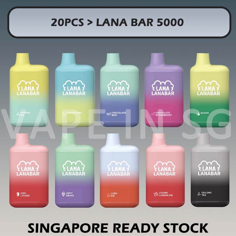 20pcs LANA BAR 5000 BUNDLE in SINGAPORE at VAPEINSG