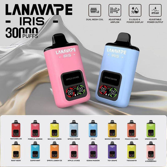 5pcs LANA IRIS 30000 DISPOSABLE BUNDLE in SINGAPORE at VAPEINSG