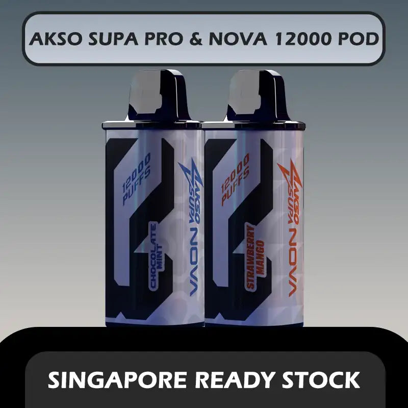 AKSO SUPA PRO & NOVA 12000 PUFFS - CARTRIDGE POD | VAPE IN SG – VAPEINSG