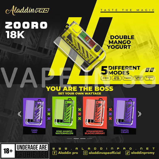 ALADDIN-PRO-ZOORO-18000-PUFFS-BATTERY-DEVICE-FUNCTION-SINGAPORE-VAPEINSG