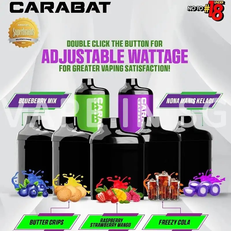 CARABAT-LEAFBAR-15000-CARTRIDGE-POD-FLAVOUR-SINGAPORE-VAPEINSG
