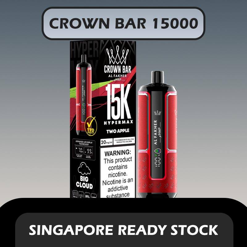 CROWN BAR 15000 DISPOSABLE in SINGAPORE at VAPE IN SG
