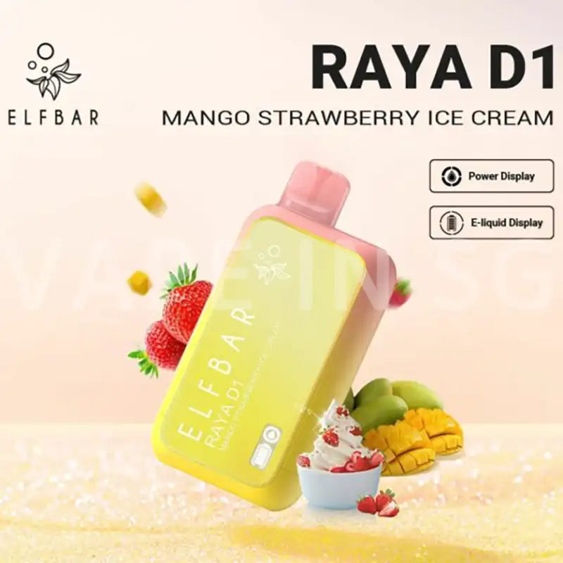 ELFBAR-RAYA-D1-13000-DISPOSABLE-FLAVOUR-MANGO-STRAWBERRY-ICE-CREAM-SINGAPORE-VAPEINSG