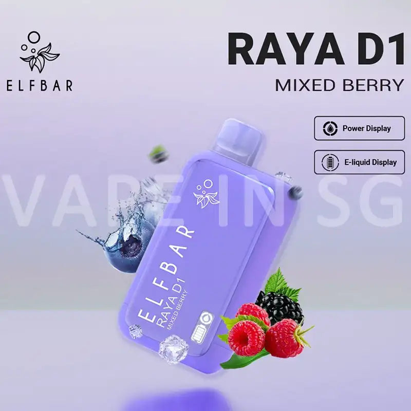 ELFBAR-RAYA-D1-13000-DISPOSABLE-FLAVOUR-MIXED-BERRY-SINGAPORE-VAPEINSG