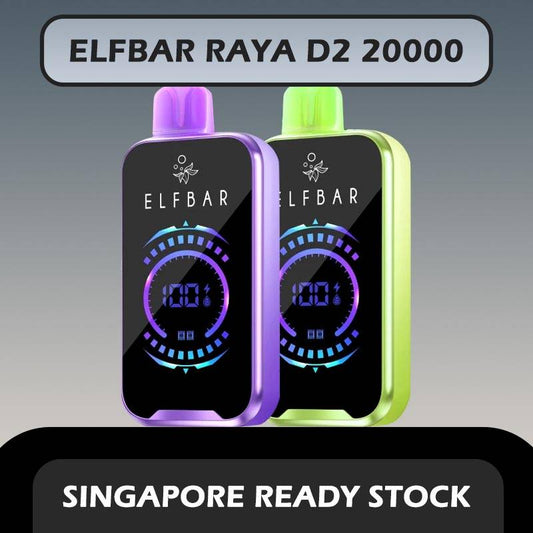 ELFBAR RAYA D2 20000 DISPOSABLE in SINGAPORE at VAPE IN SG
