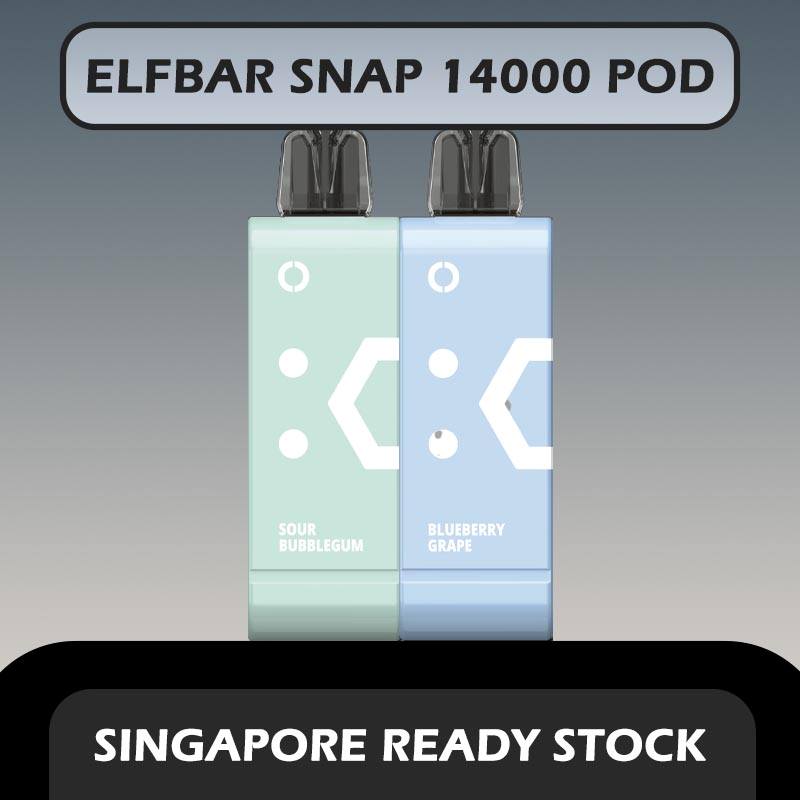 ELFBAR SNAP 14000 DISPOSABLE CARTRIDGE POD in SINGAPORE at VAPE IN SG