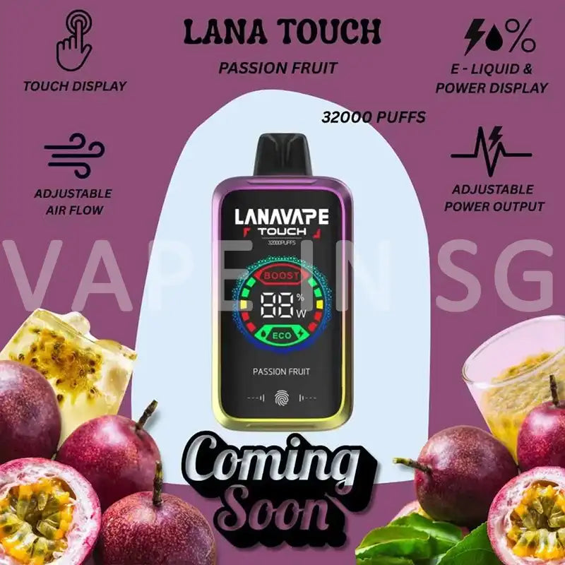 LANA-TOUCH-32000-PUFFS-DISPOSABLE-PASSION-FRUIT-SINGAPORE-VAPEINSG