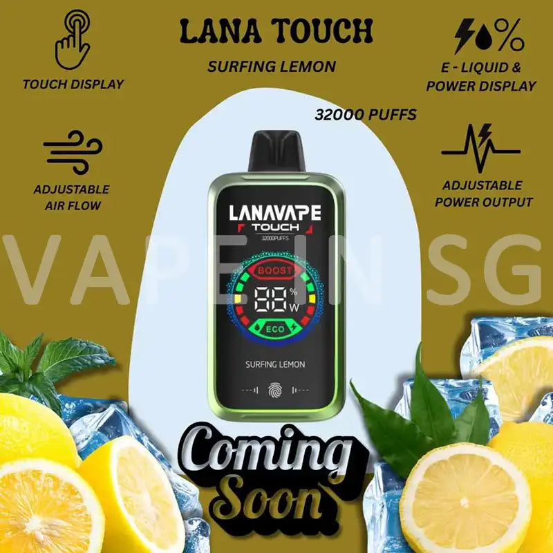 LANA-TOUCH-32000-PUFFS-DISPOSABLE-SURFING-LEMON-SINGAPORE-VAPEINSG