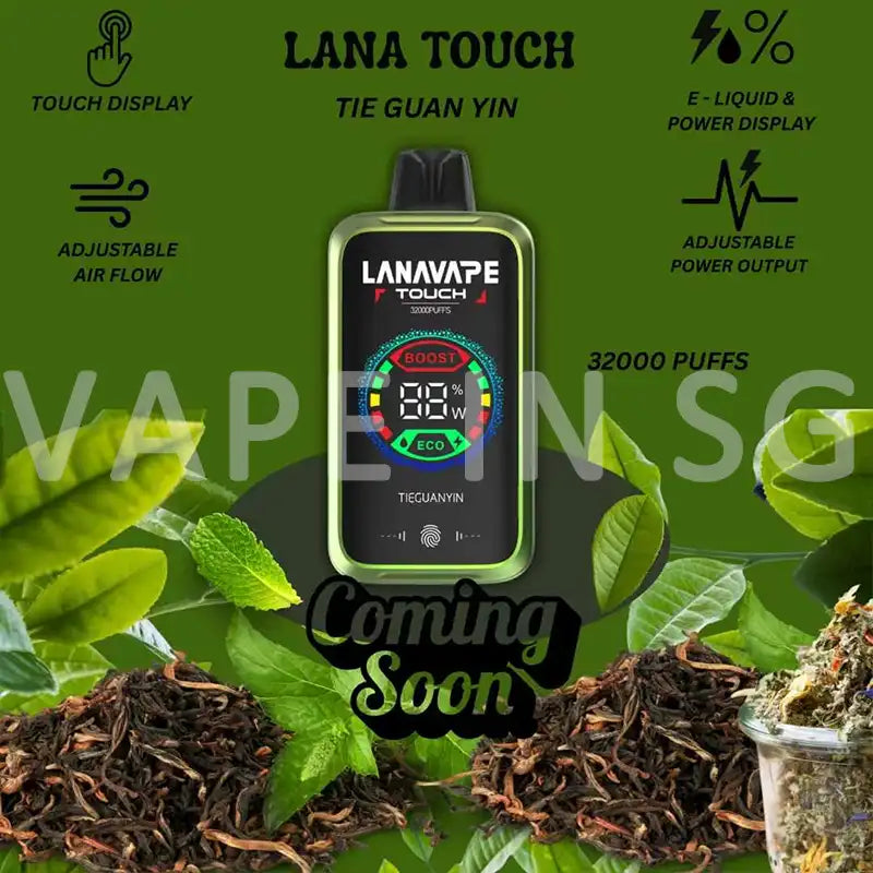 LANA-TOUCH-32000-PUFFS-DISPOSABLE-TIE-GUAN-YIN-SINGAPORE-VAPEINSG