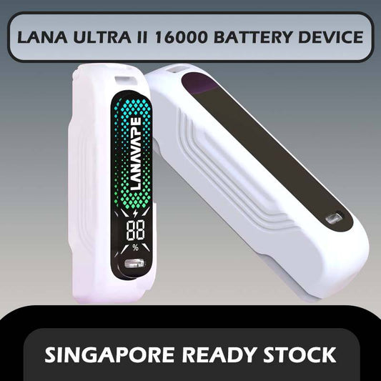 LANA ULTRA II 16000 DISPOSABLE BATTERY DEVICE in SINGAPORE at VAPEINSG