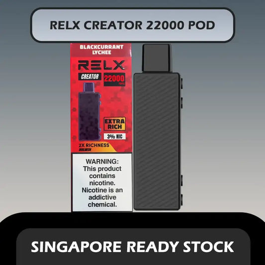 RELX-CREATOR-22000-PUFFS-CARTRIDGE-POD-SINGAPORE-VAPEINSG