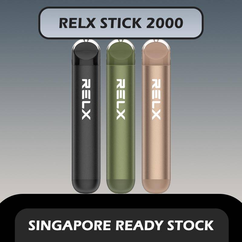 RELX STICK 2000 DISPOSABLE in SINGAPORE at VAPE IN SG