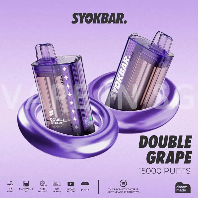 SYOKBAR-15000-DISPOSABLE-double-grape-SINGAPORE-VAPEINSG