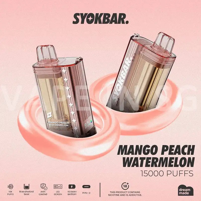 SYOKBAR-15000-DISPOSABLE-mango-peach-watermelon-SINGAPORE-VAPEINSG