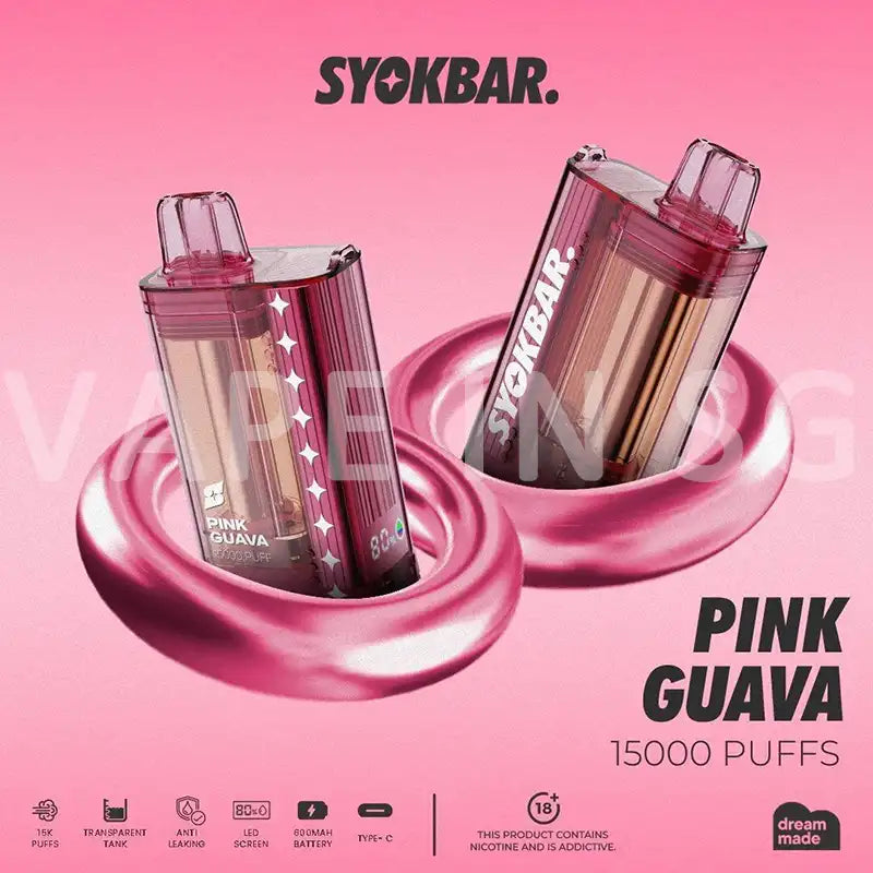 SYOKBAR-15000-DISPOSABLE-pink-guava-SINGAPORE-VAPEINSG