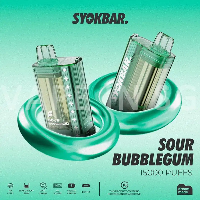 SYOKBAR-15000-DISPOSABLE-sour-bubblegum-SINGAPORE-VAPEINSG