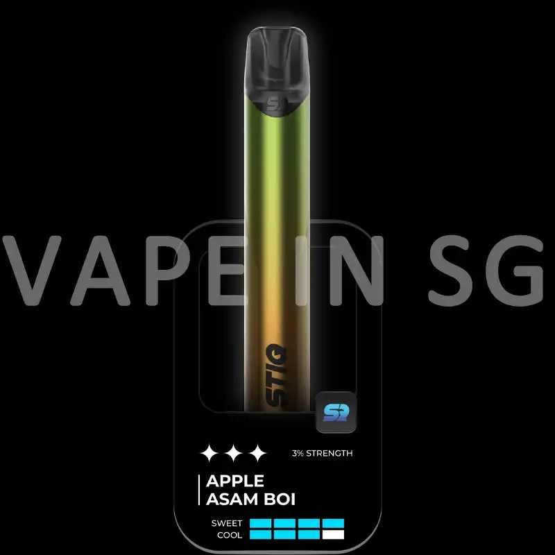 VAPETAPE-STIQ-3000-PUFFS-apple-asam-boi-SINGAPORE-VAPEINSG