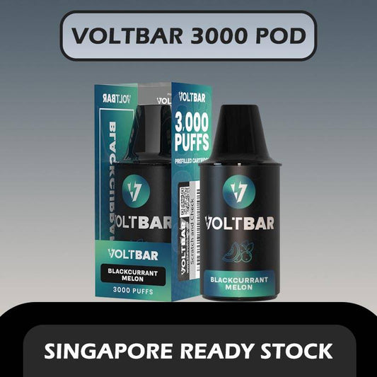 VOLTBAR 3000 DISPOSABLE CARTRIDGE POD in SINGAPORE at VAPE IN SG